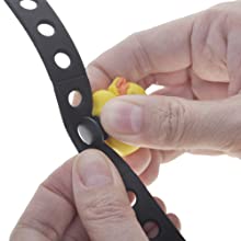 Muka 20 PCS Silicone Charm Bracelets for Adult, Adjustable Rubber Bracelets