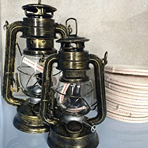 Muka Flat Cotton Wick Oil Lamp Wick 32.8 feet for Kerosene Lamp Lantern