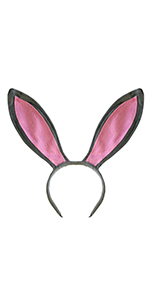 TOPTIE Easter Bunny Ears Headband for Adults & Kids, Plush Rabbit Hair Hoop, Party Favors Cosplay Costume