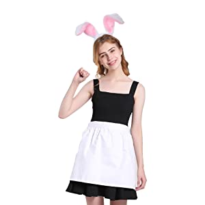 TOPTIE 6 PCS Easter Bunny Ears Headbands for Adults & Kids, Rabbit Ear Hair Band, Dress Up Costume Accessory