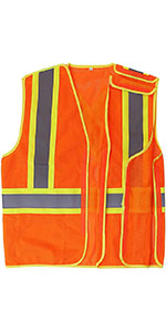 TopTie Mesh 5 Points Break Away Safety Vest