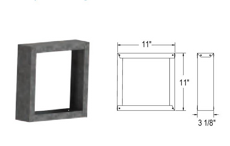 DuraVent DVA-BVS DirectVent Pro Vinyl Siding Standoff Box