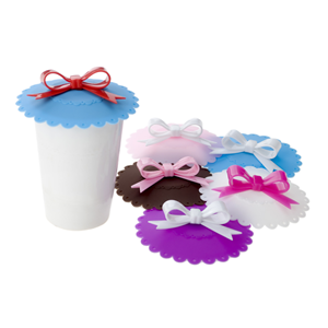 Aspire Bow Cup Lids, Silicone Mug Cover, Drinking Lids For Coffee Mugs