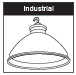 Sunlite 04918-SU PL2H/WH 2 Lamp Wall Mount Floodlight Industrial Fixture, White Finish