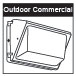 Sunlite 04987-SU VT201 Ceiling Mount Vaporproof Industrial Fixture, Metallic Finish, Clear Glass, 3/4 piping