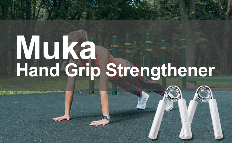 Muka Hand Grip Strengthener Muscle Builder, Resistance from 100-300lbs for Beginner to Professional
