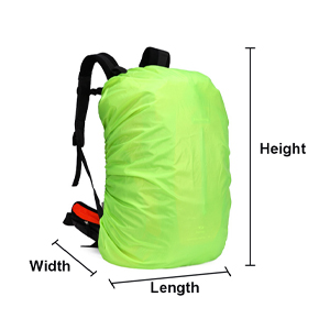 Muka Personalized Design Waterproof Backpack Rain Cover Ultralight Pack Covers for Outdoor Activities (with Storage Bag)