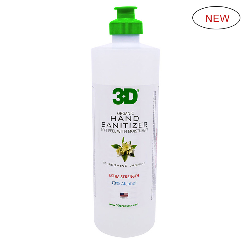 FDA approved, 3D 923 Hand Sanitizer, 16 oz, Jasmine Scent