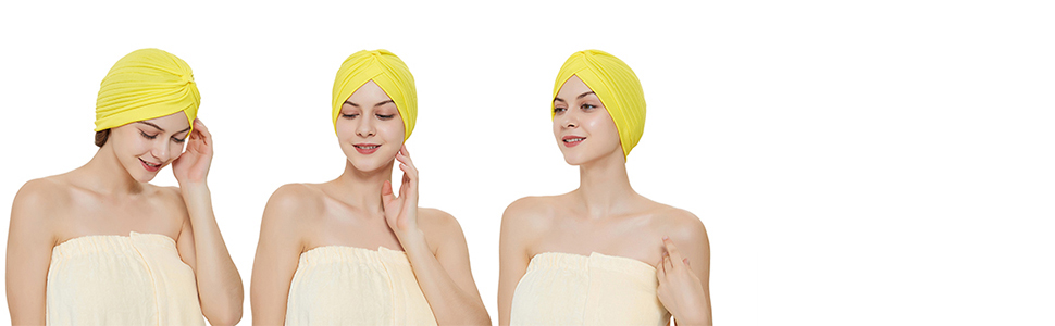 TOPTIE Women Turban Headband Headwrap Beanie India