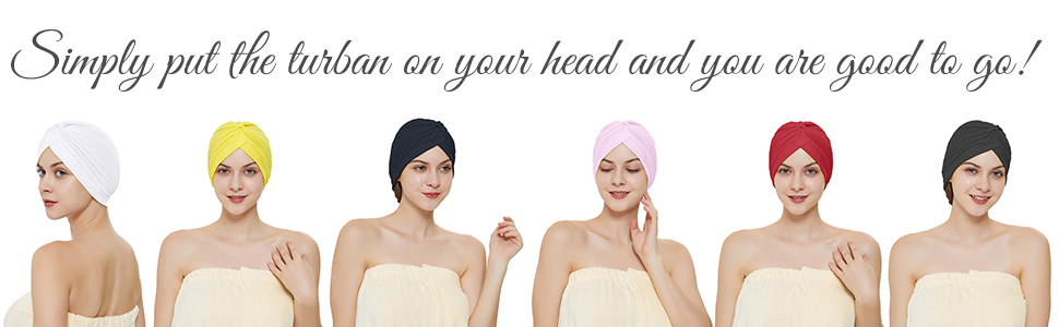 TOPTIE Women Turban Headband Headwrap Beanie India