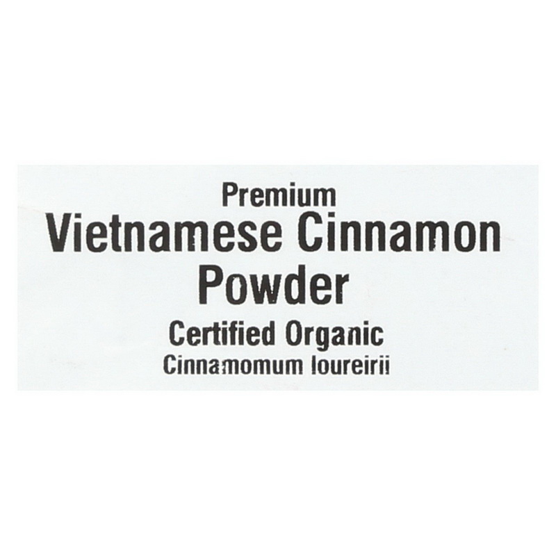 Frontier Herb Cinnamon Organic Ground Vietnamese 5 Percent Oil - Single Bulk Item - 1LB