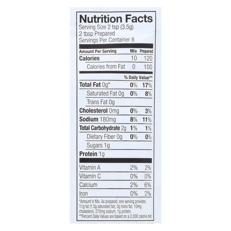 Simply Organic Ranch Salad Dressing Mix - Case of 12 - 1 oz.