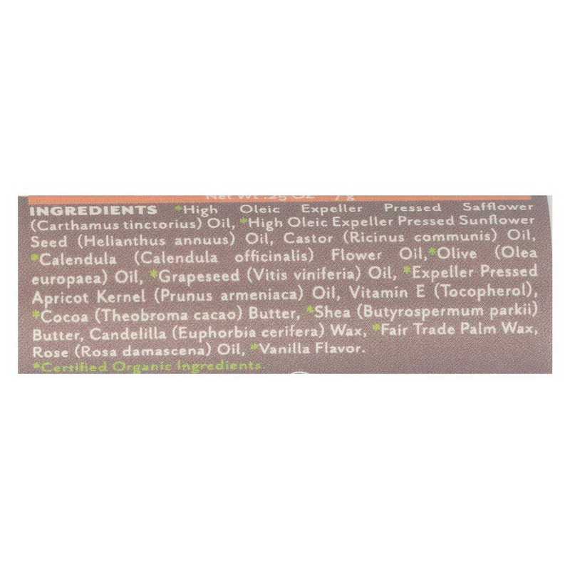 Soothing Touch Vanilla Rose Lip Balm Moisturizes And - Case of 12 - .25 OZ