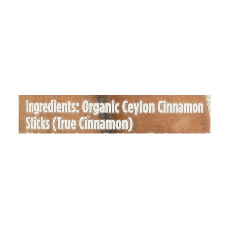 Spicely Organics - Organic Cinnamon Ceylon - Sticks - Case of 3 - 6 Count