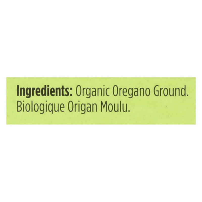 Spicely Organics - Organic Oregano - Ground - Case of 6 - 0.3 oz.