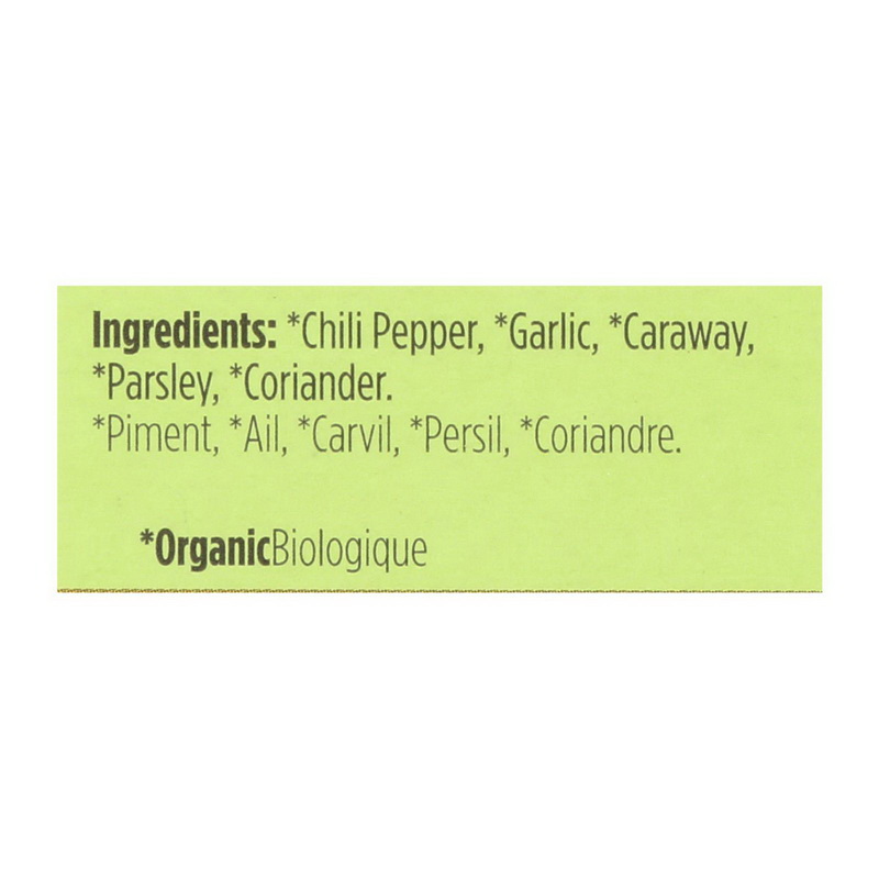 Spicely Organics - Organic Harissa Seasoning - Case of 6 - 0.3 oz.