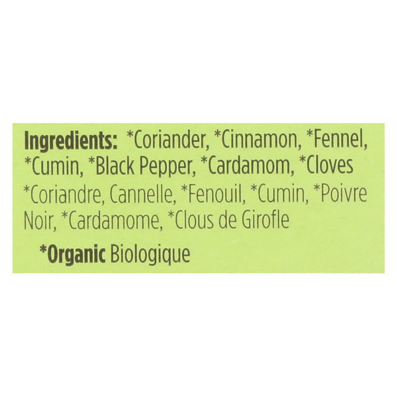 Spicely Organics - Organic Garam Masala Seasoning - Case of 6 - 0.5 oz.