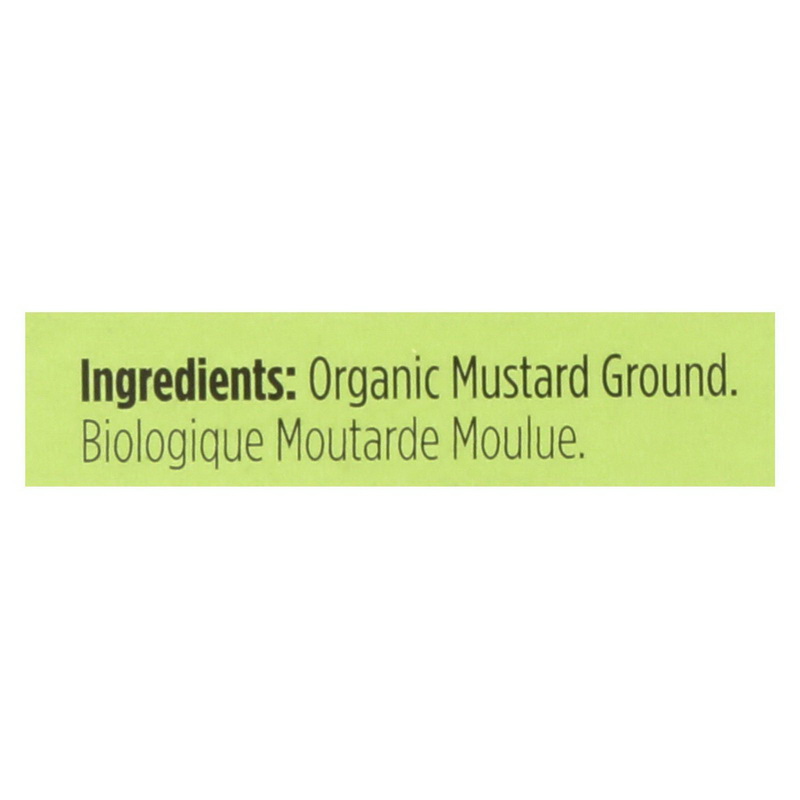 Spicely Organics - Organic Mustard - Ground - Case of 6 - 0.4 oz.