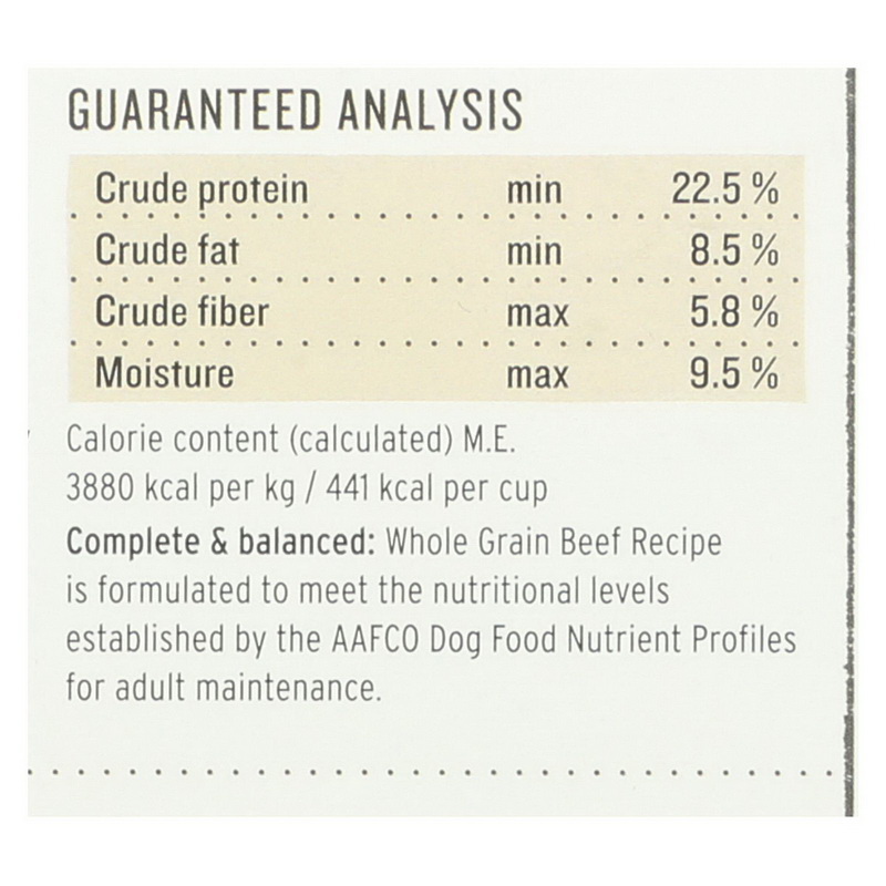 The Honest Kitchen - Dog Food - Whole Grain Beef Recipe - Case of 6 - 2 lb.