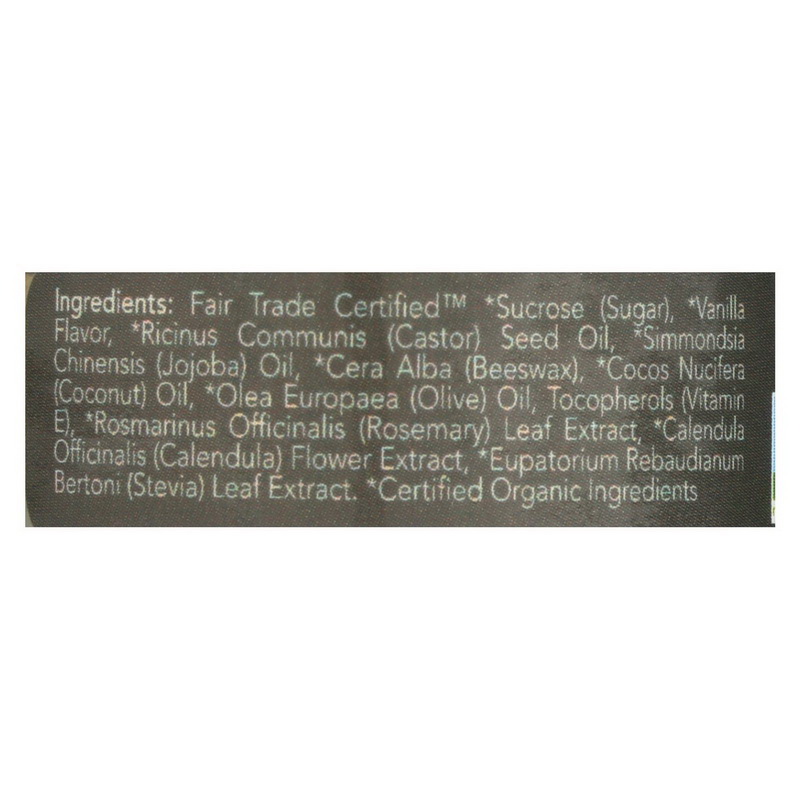 Ecolips Organic Lip Scrub - Vanilla Bean - Case of 6 - 0.5 oz.