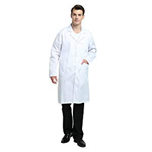 TopTie Everyday Lab Coat For Women and Men Work Wear