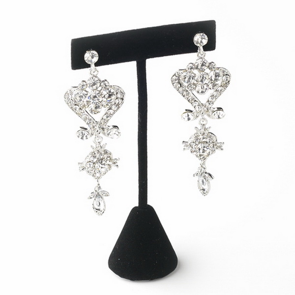 Elegance by Carbonneau Earring-Display-Short Short Black Velvet Earring Display