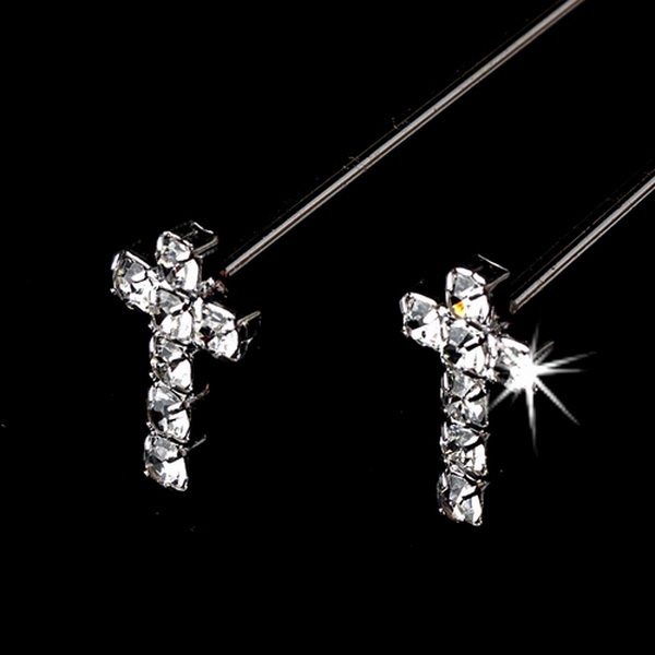 Elegance by Carbonneau BQ-Cross-5 Bouquet Jewelry BQ Cross 5 (set of 2)