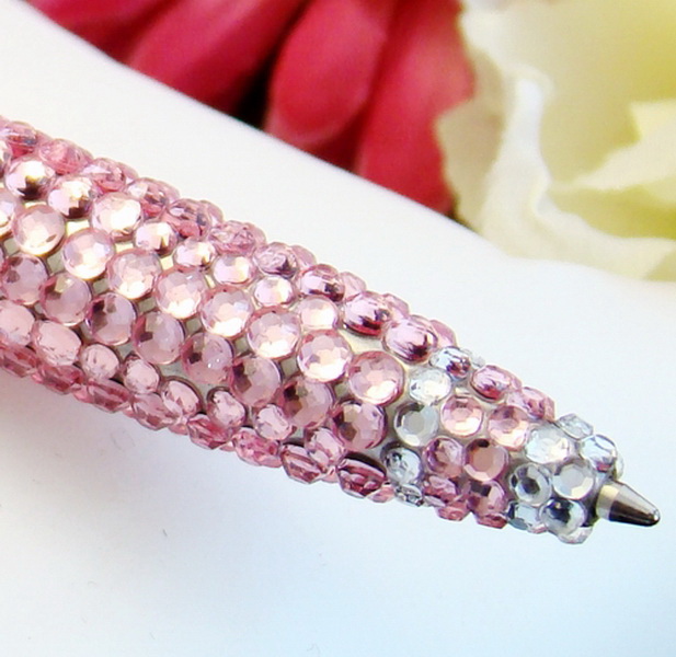 Elegance by Carbonneau Pen-3995-Pink Crystal Pink Pen