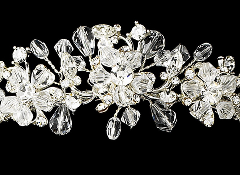 Elegance by Carbonneau Set-NE8003-HP8003 Swarovski Crystal Bridal Jewelry & Tiara Set 8003