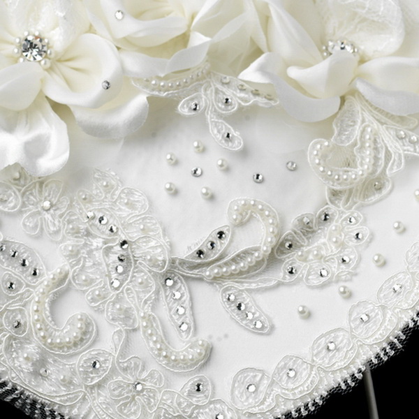 Elegance by Carbonneau HP-9670 Elegant Russian Head Dress Bridal Hat Headband Hair Cap 9670