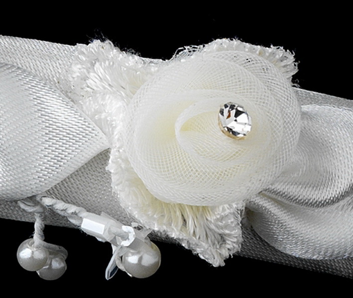 Elegance by Carbonneau HPC-186 Silver and White Pearl Child