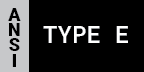 ANSI Type E (BLACK)