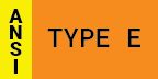 ANSI Type E (FLUOR)