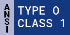 ANSI Type 0 Class 1 (NAVY)