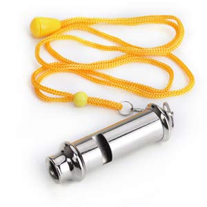 GOGO 10 Pcs Metal Police Whistle Scout Guide Whistles Emergency Survival Whistle