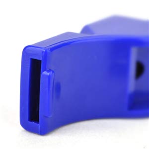 GOGO 100 Pcs Whistles with Lanyard Plastic Pea-Less Safety Sporting Whistle Bulk Sale Party Favors