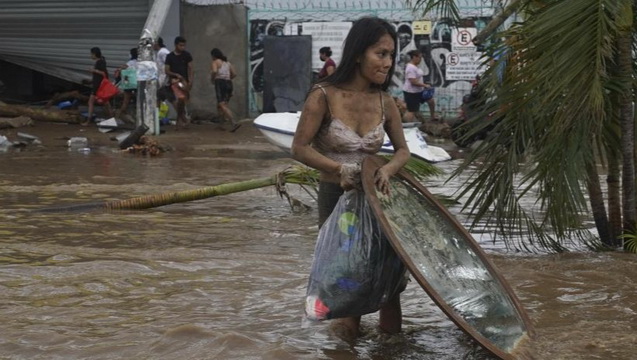 AID FOR HURRICANE OTIS VICTIMS - ACAPULCO, MEX