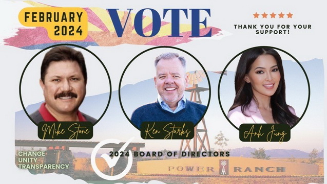 Candidacy for Power Ranch HOA Board