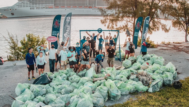 cleaning up our beaches.