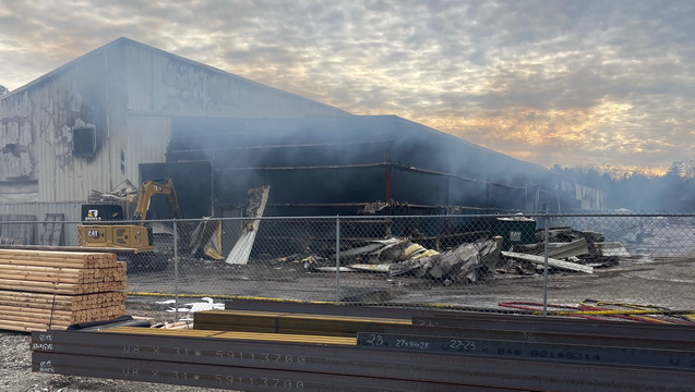 IOW Industrial Park Fire