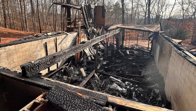 Martin family house fire