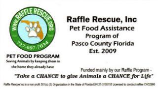 Raffle Rescue, Inc Pet Food Assistance Program of Pasco Co. Florida