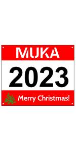 Muka Custom Tyvek Race Bibs Tear Off, Color Printed Race Numbers for Marathon Races (100/ 200/ 300/ 400/ 500PCS)