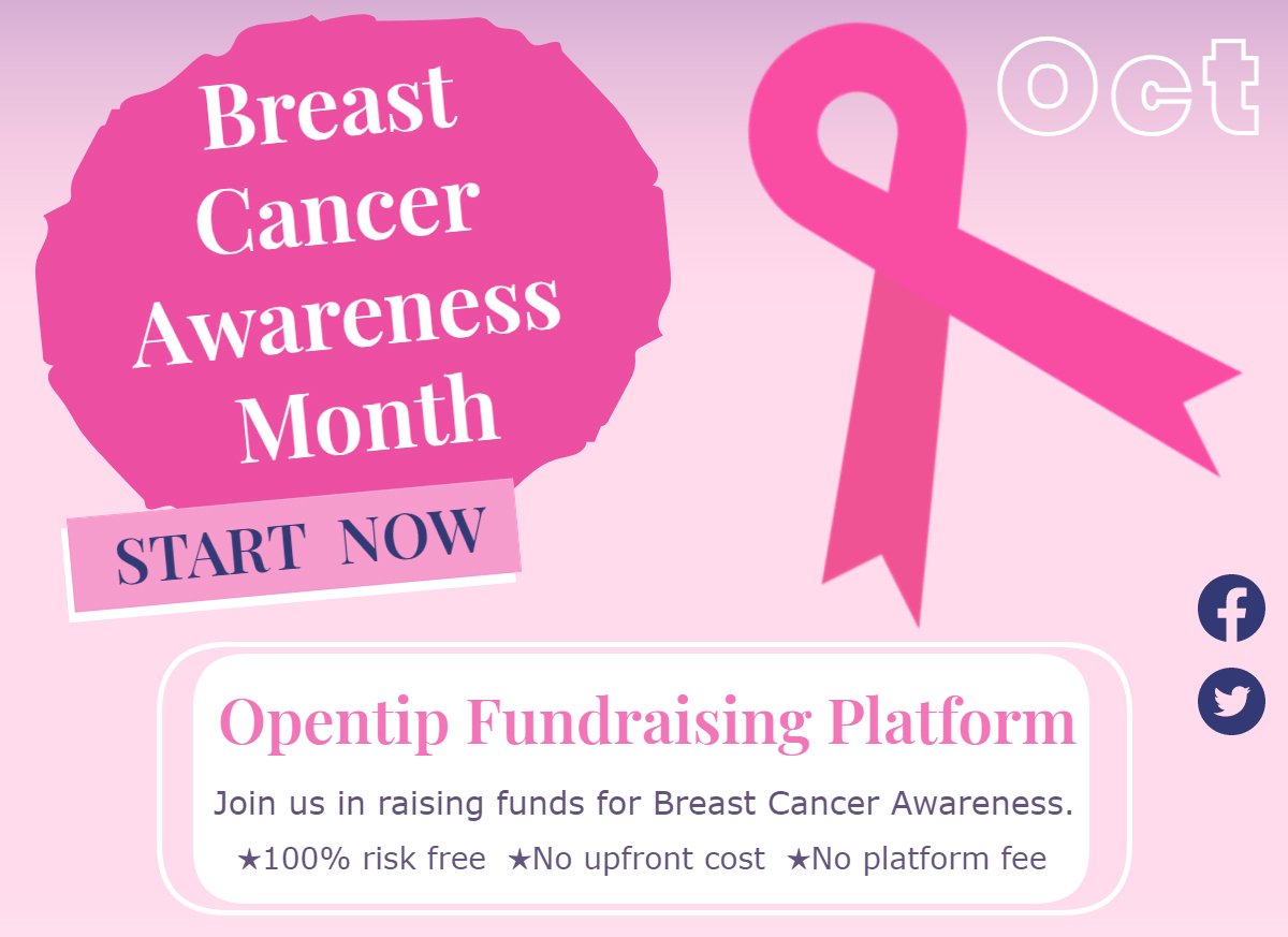 custom mug for breast cancer fundraising
