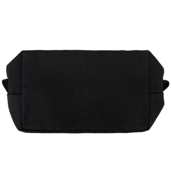Muka Cosmetic Makeup Bag with Golden Zipper, Multipurpose 100% Cotton Canvas Toiletry Case