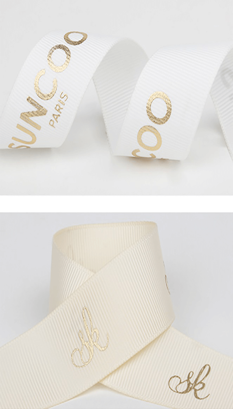Muka Custom Ribbons 100 Yards Personalized Printed Grosgrain Ribbon Roll Decoration for Party Favors Wedding Baby Shower Christmas