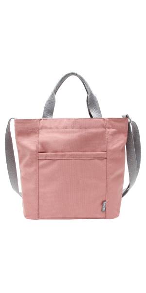 TOPTIE Canvas Crossbody Bag with External Pockets, Trendy Tote Bag for Daily Essentials