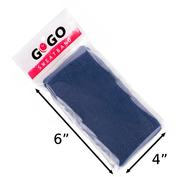 GOGO 12 Pieces 6 x 4 Inch Arm Sweatband Large Wristbands