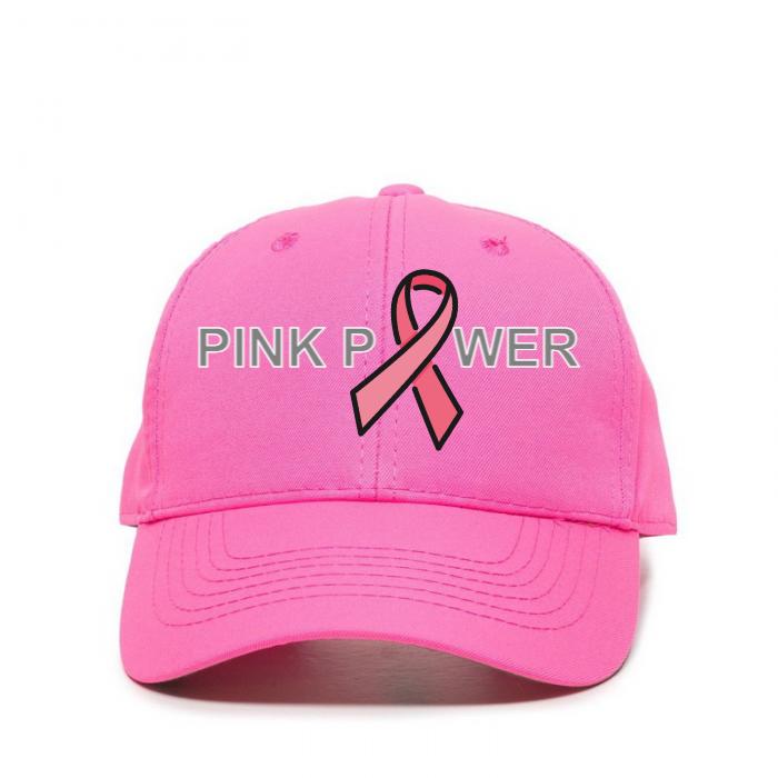 breast cancer awareness baseball cap