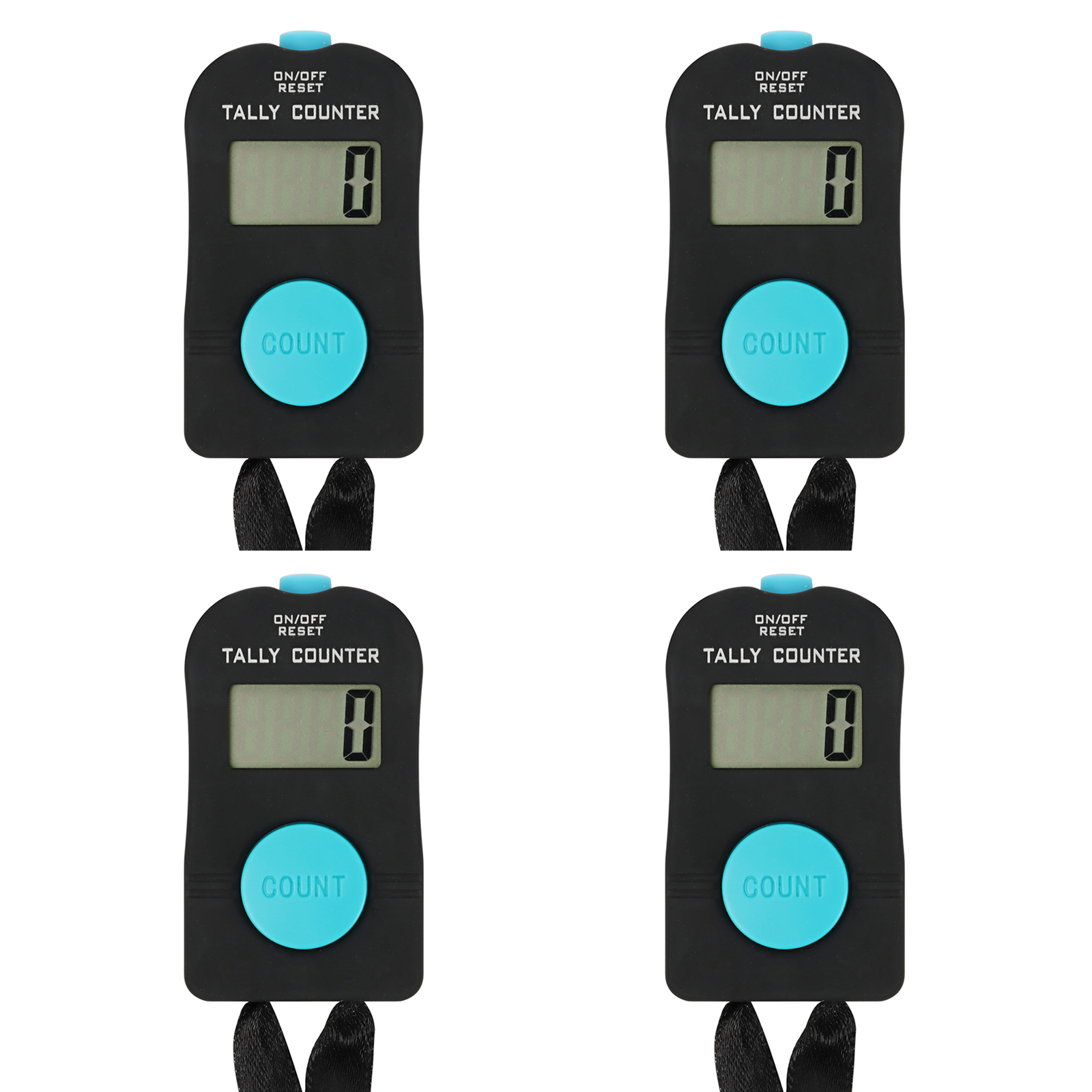 Toptie 2-Unit Desktop Tally Counter, Counter Clicker with Base, for Event, People, Inventory, Size: One Size